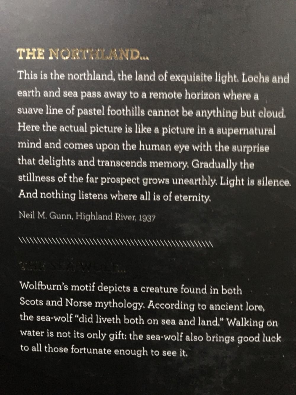 Wolfburn - (NAS) - Wolfburn - Wolfburn Distillery (700 mL) alcohol collectible [Barcode 634158496349] - Main Image 2