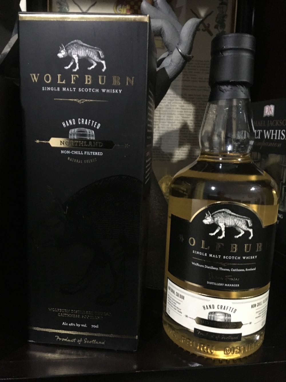Wolfburn - (NAS) - Wolfburn - Wolfburn Distillery (700 mL) alcohol collectible [Barcode 634158496349] - Main Image 4