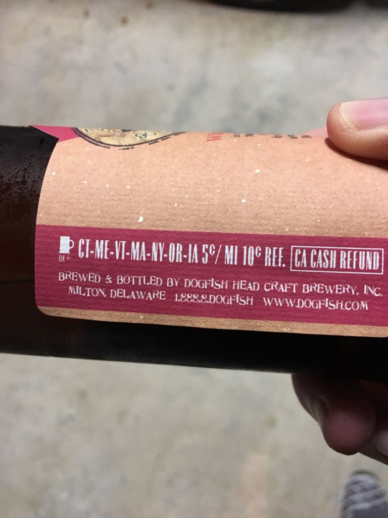 90 Minute IPA - Dogfish Head Craft Brewery (355 mL) alcohol collectible [Barcode 638489000602] - Main Image 2