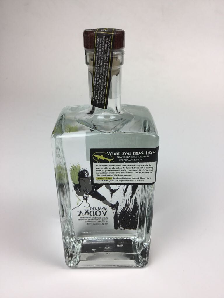 Analog Vodka - Dogfish Head Distilling Company (750mL) alcohol collectible [Barcode 638489002170] - Main Image 2