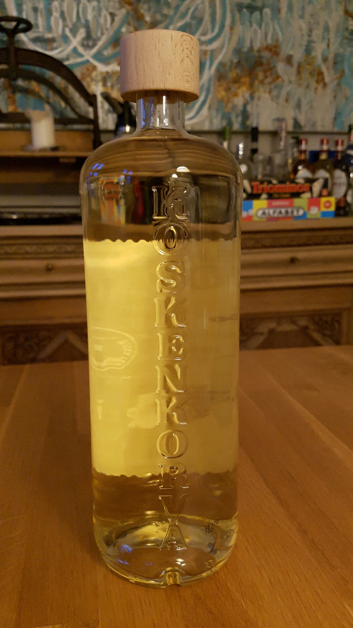 Koskenkorva Sauna Barrel Vodka 1 Liter 37.5% - Koskenkorva (1000mL) alcohol collectible [Barcode 6412700513003] - Main Image 2