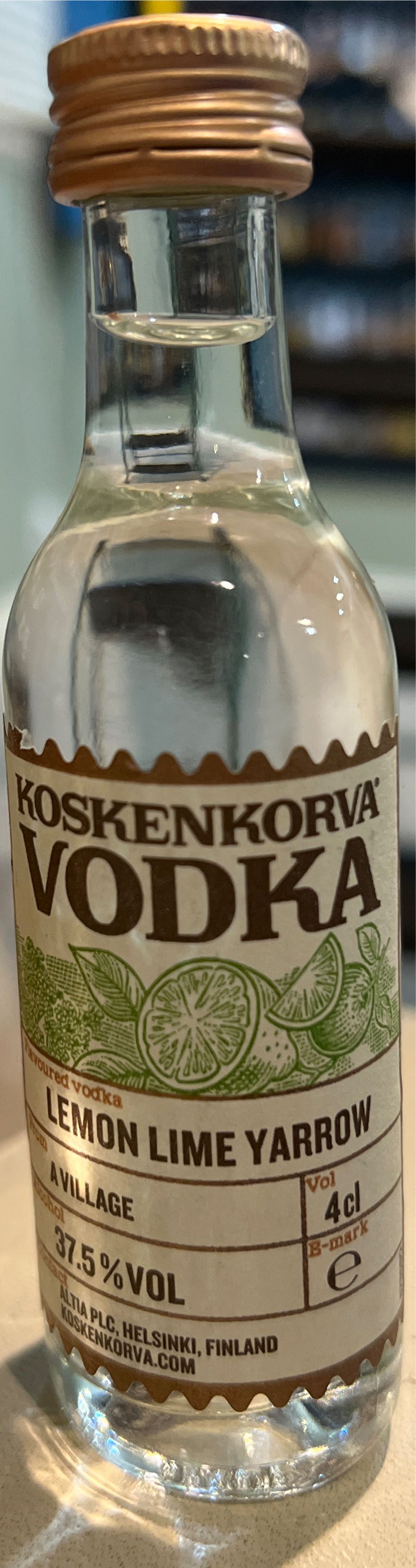 Koskenkorva Original Vodka - Koskenkorva (40 mL) alcohol collectible [Barcode 6412705660009] - Main Image 4