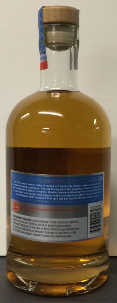 Crooked Water L’eau Grand Vodka - Crooked Water Distillery (750mL) alcohol collectible [Barcode 646437211628] - Main Image 2
