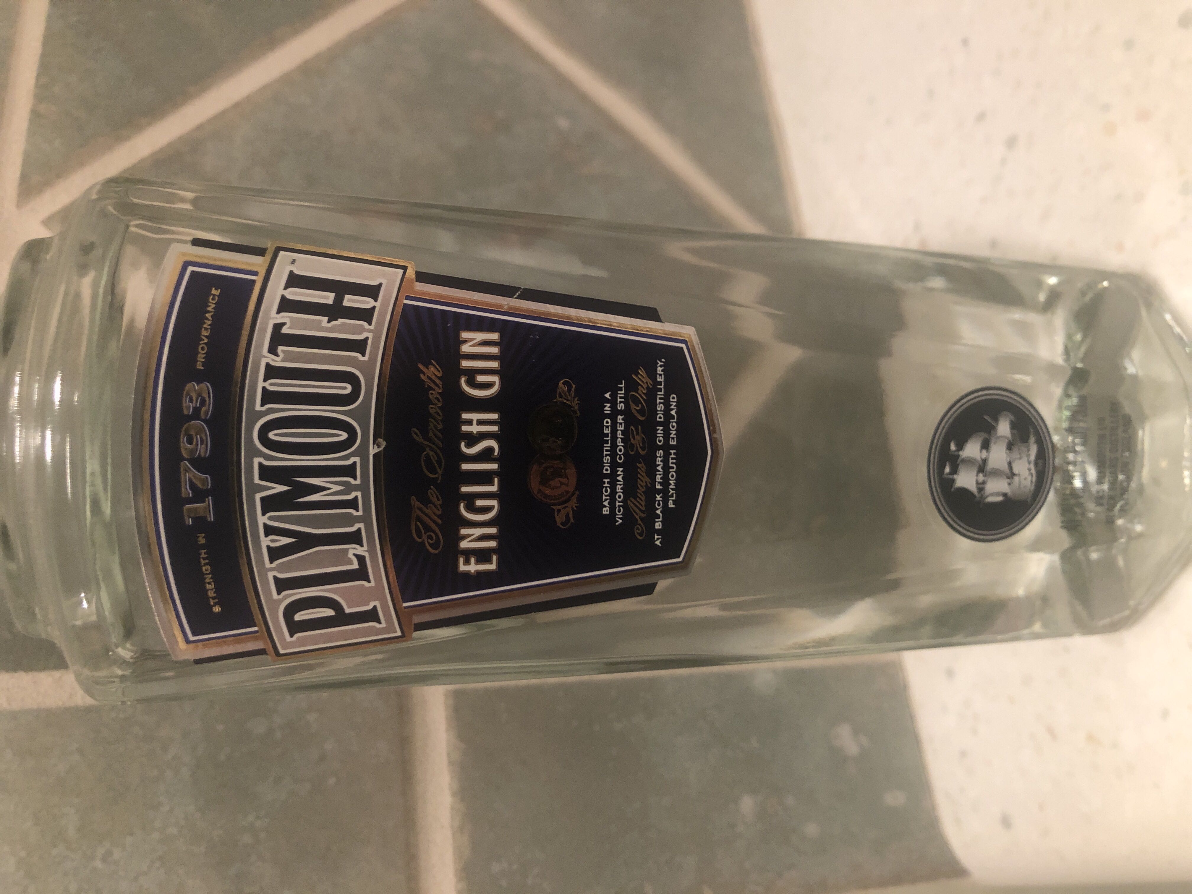 Plymouth Gin - Black Friars (750 mL) alcohol collectible [Barcode 652080000083] - Main Image 2