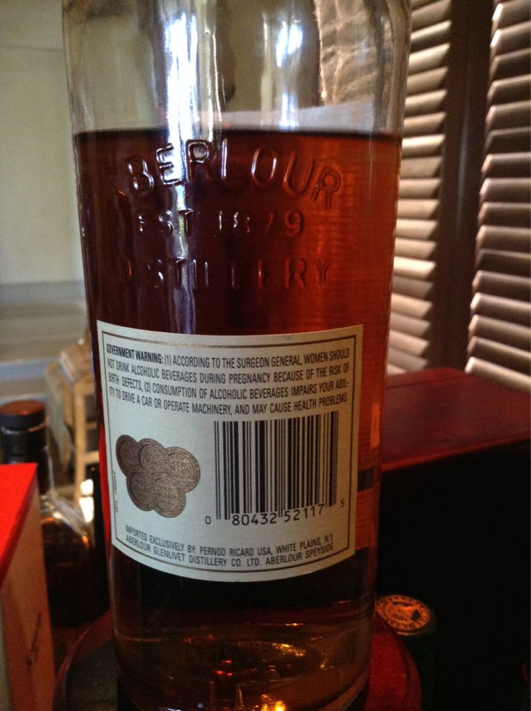 Aberlour 10 - Aberlour Distillery Company (50mL) alcohol collectible [Barcode 080432521175] - Main Image 2