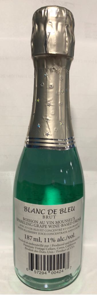 Blanc De Bleu - Premium Vintage Cellars (187 mL) alcohol collectible [Barcode 657294004247] - Main Image 2