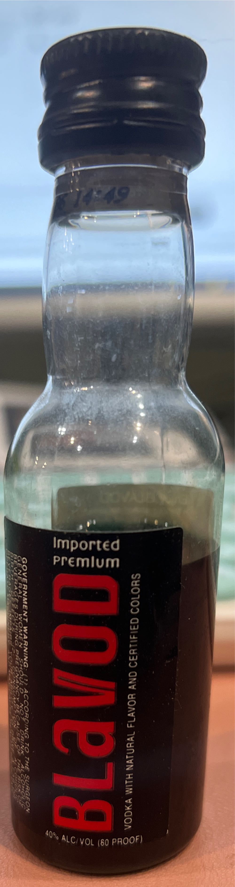 Blavod - Black Vodka Co. (750 mL) alcohol collectible [Barcode 661552100015] - Main Image 2