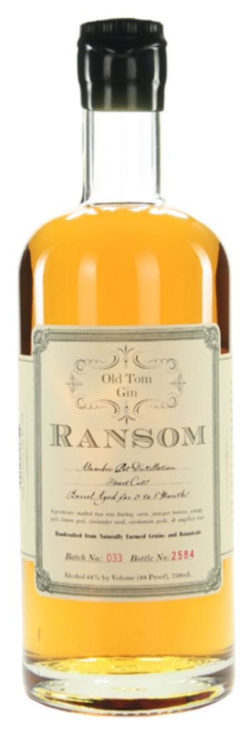 Ransom Old Tom Gin - Ransom Distilling (750 mL) alcohol collectible [Barcode 665991040109] - Main Image 1