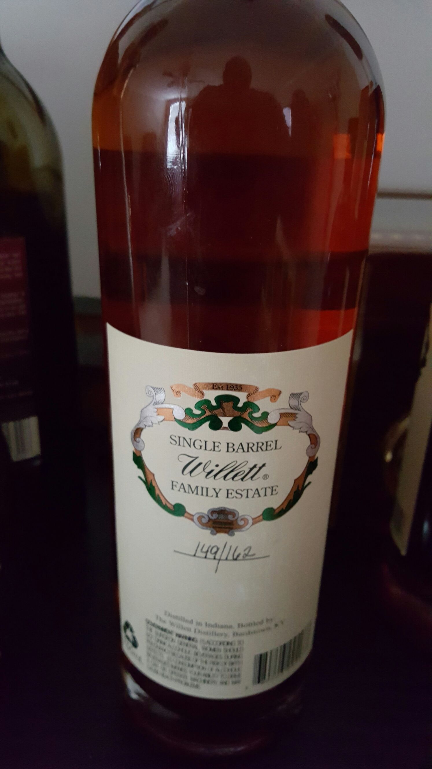 Willet Straight Rye Whiskey 4yr Danish Export - The Willet Distillery (750 mL) alcohol collectible [Barcode 680203092073] - Main Image 2