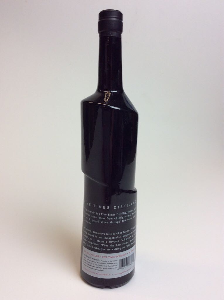 49th Parallel Vodka - Pangea Wine And Spirits (750mL) alcohol collectible [Barcode 680569980335] - Main Image 2