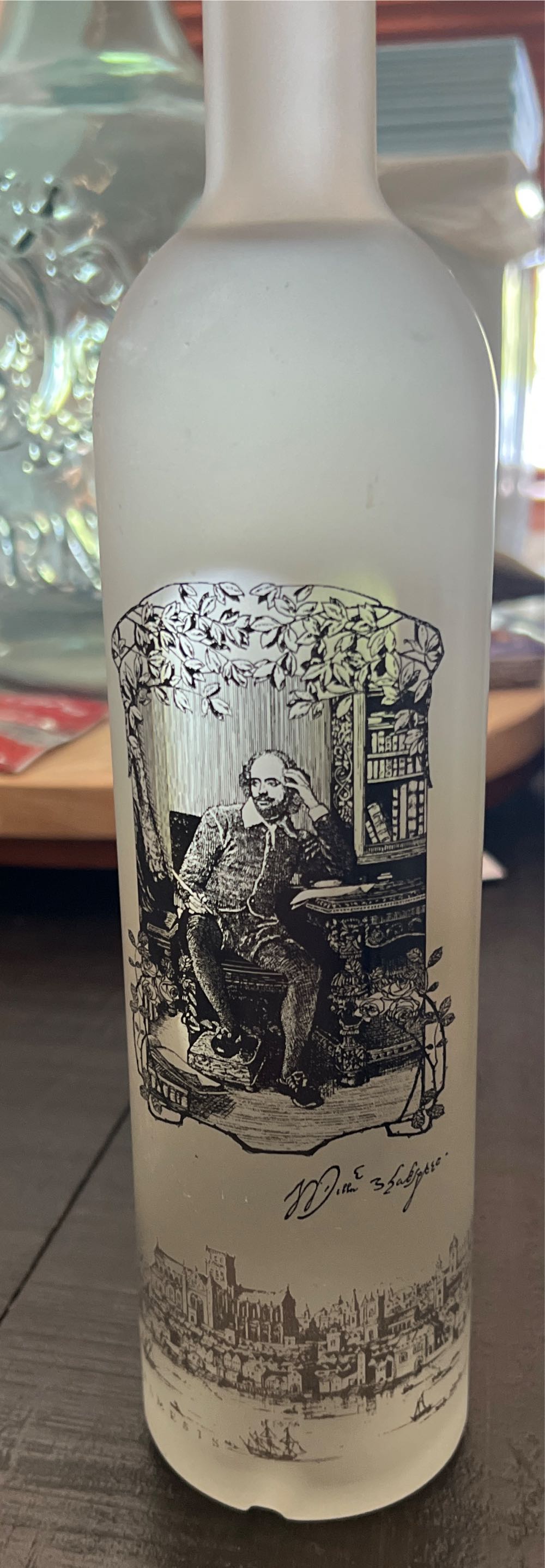 Shakespeare Taste The Poetry Vodka - Polmos Lodz (750 mL) alcohol collectible [Barcode 694377000017] - Main Image 2