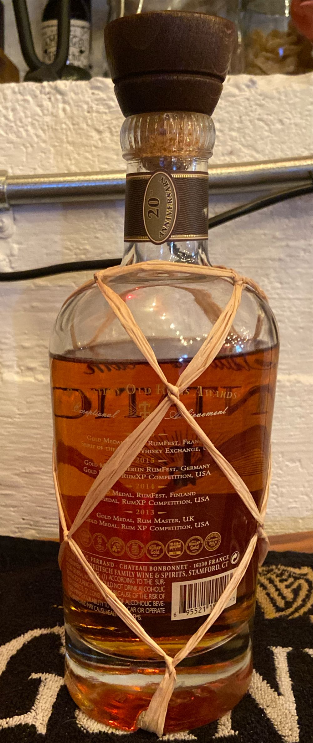 Plantation Barbados XO 20th Anniversary Rum - Barbados (750 mL) alcohol collectible [Barcode 695521151203] - Main Image 3