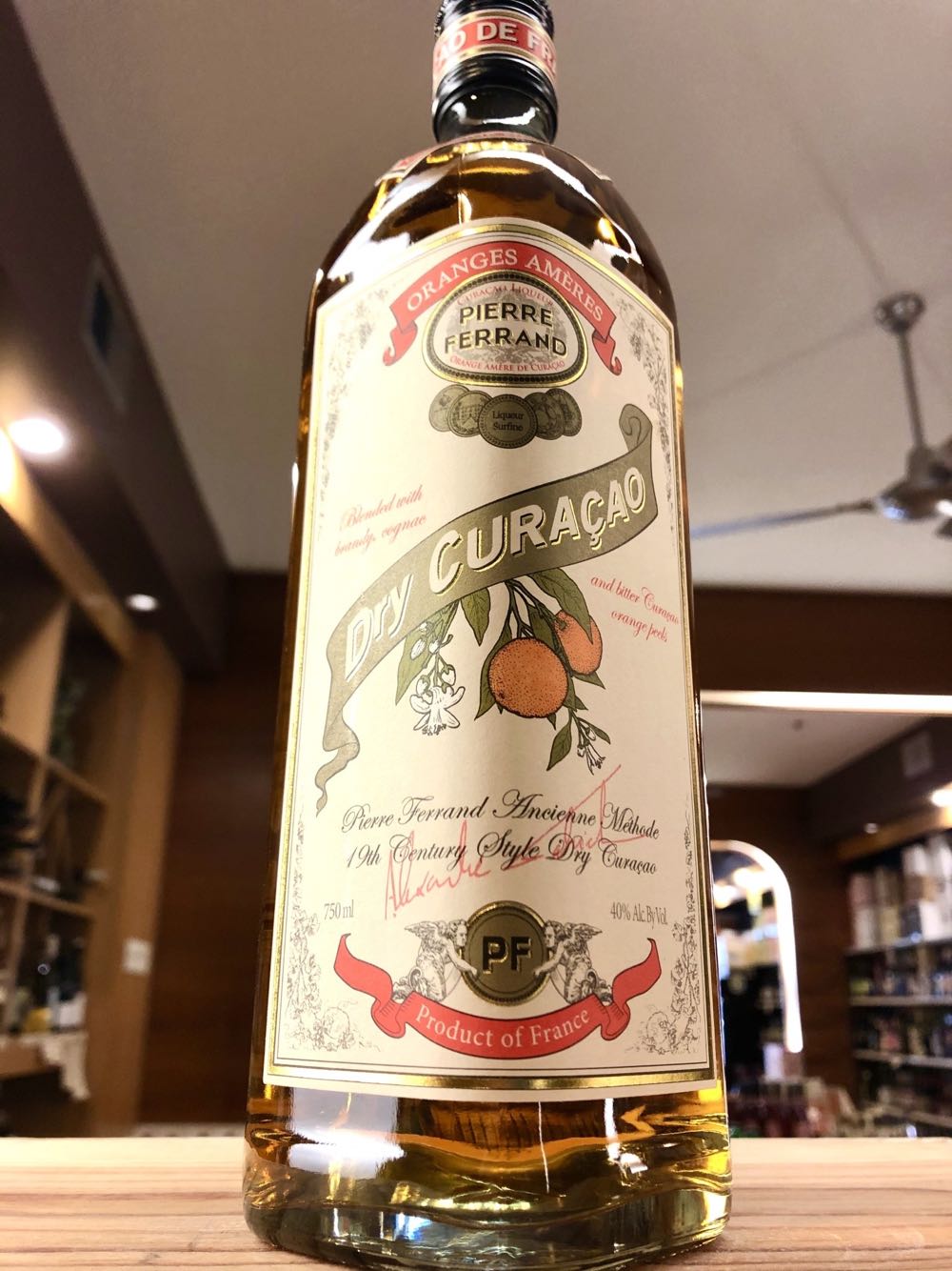 Pierre Ferrand Dry Curaçao - Pierre Ferrand Cognac (750 mL) alcohol collectible [Barcode 695521151449] - Main Image 2