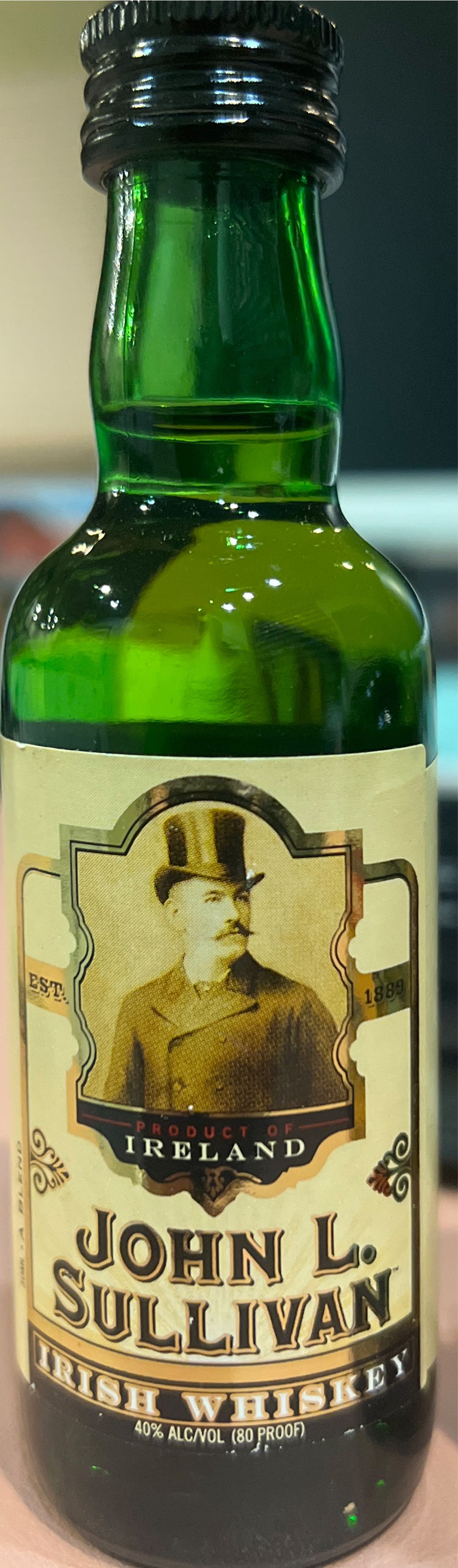 John L. Sullivan Irish Bourbon - Georgetown Trading Co (750 mL) alcohol collectible [Barcode 696859014932] - Main Image 2