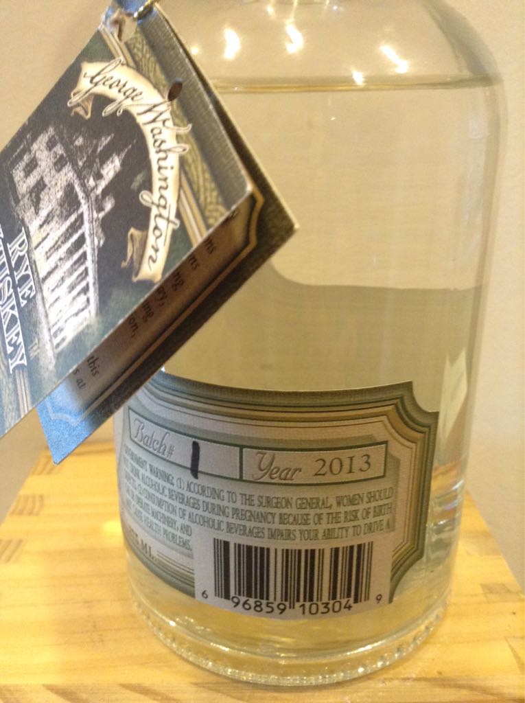 George Washington Estate Edition - Hillrock Estate Distillery (375  mL) alcohol collectible [Barcode 696859103049] - Main Image 2