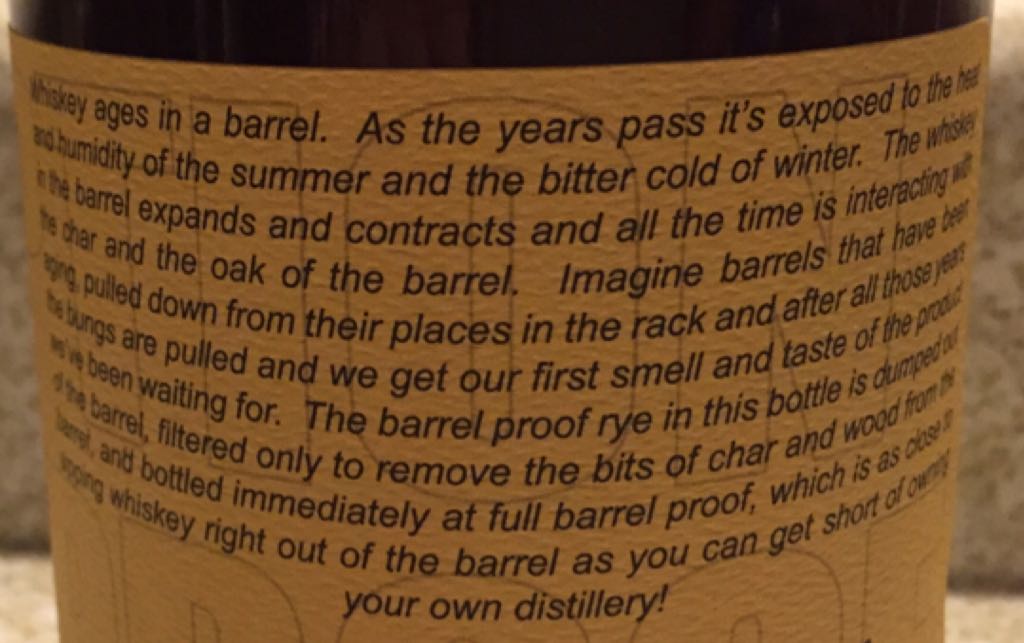 Redemption Rye Aged 7 Years - Bardstown Barrel Selections (750 mL) alcohol collectible [Barcode 702380778554] - Main Image 2