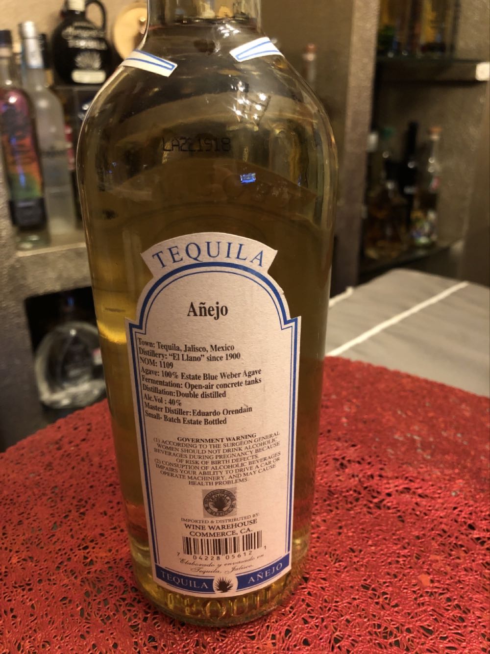 Arette Artesanal Suave Anejo - Tequila Arette De Jalisco, S.A. De C.A. (750mL) alcohol collectible [Barcode 704228056121] - Main Image 2