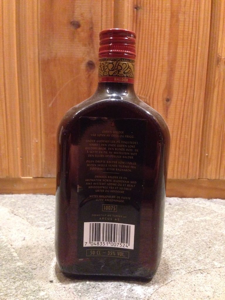 Balder  - Arcus AS (500 mL) alcohol collectible [Barcode 7048351007524] - Main Image 2