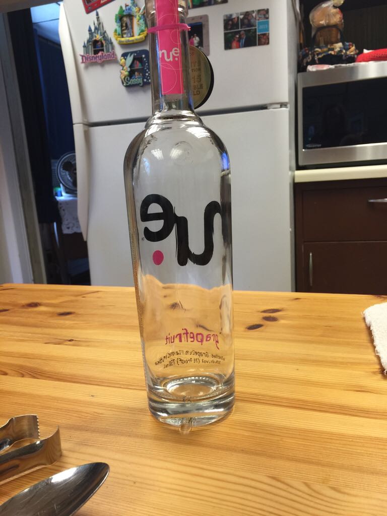 NUE Grapefruit Vodka - Nue Vodka (750mL) alcohol collectible [Barcode 720825783802] - Main Image 2