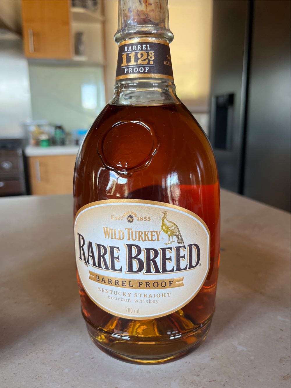 Wild Turkey Rare Breed Barrel Proof - Jimmy Russell (700 mL) alcohol collectible [Barcode 721059000260] - Main Image 2