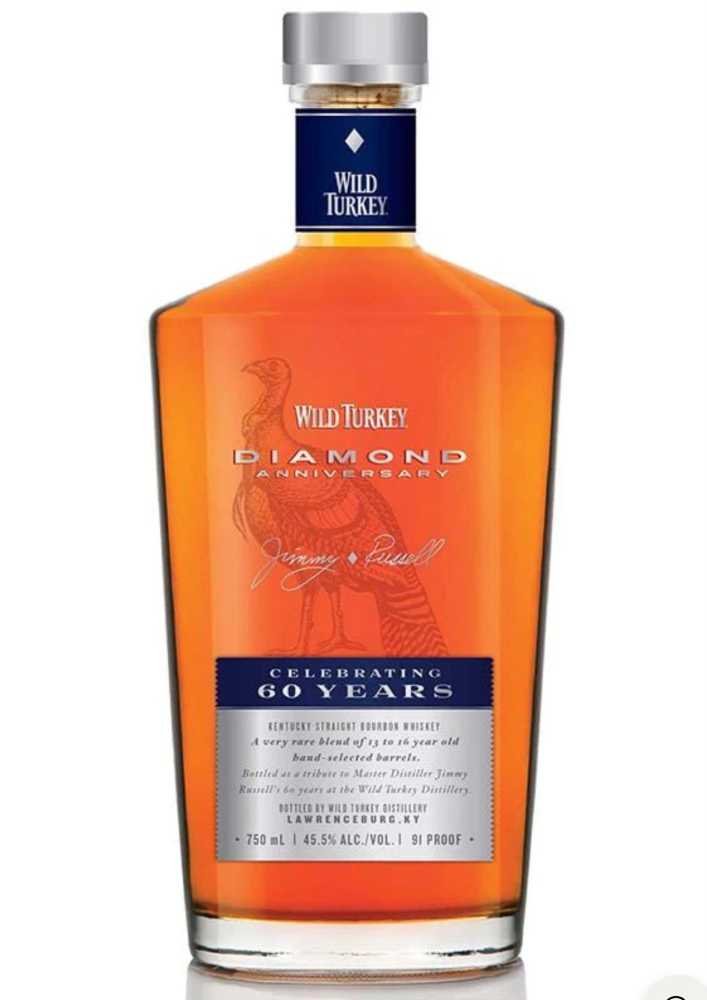 Wild Turkey Diamond Anniversary Bourbon - Wild Turkey Distillery (750mL) alcohol collectible [Barcode 721059001328] - Main Image 4