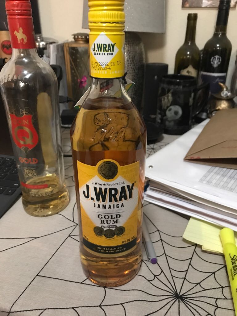 J.Wray Gold - J.Wray (750 mL) alcohol collectible [Barcode 721059001977] - Main Image 1