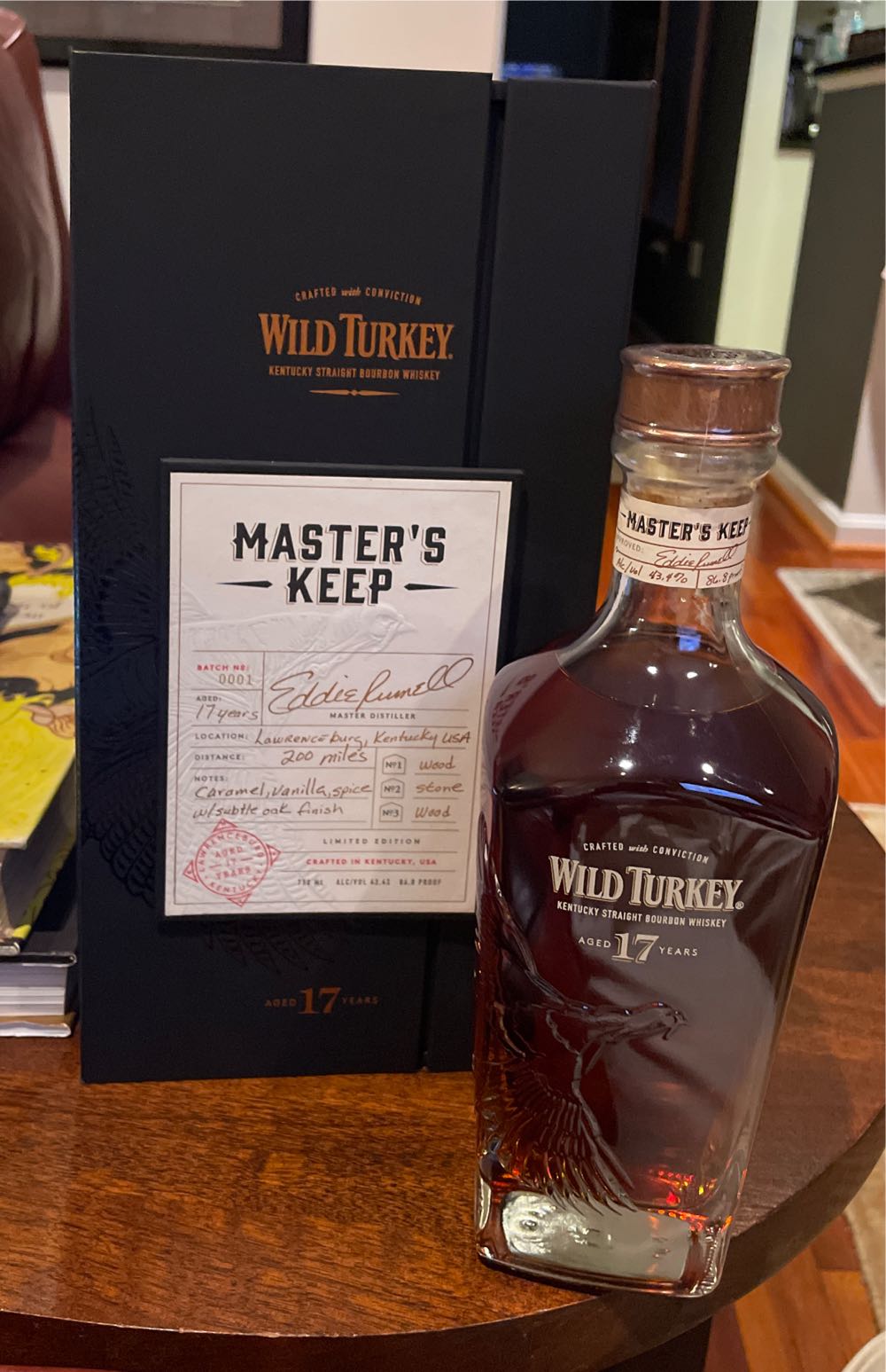 Wild Turkey Master’s Keep 17 Yr - Wild Turkey Distillery (750mL) alcohol collectible [Barcode 721059002059] - Main Image 4
