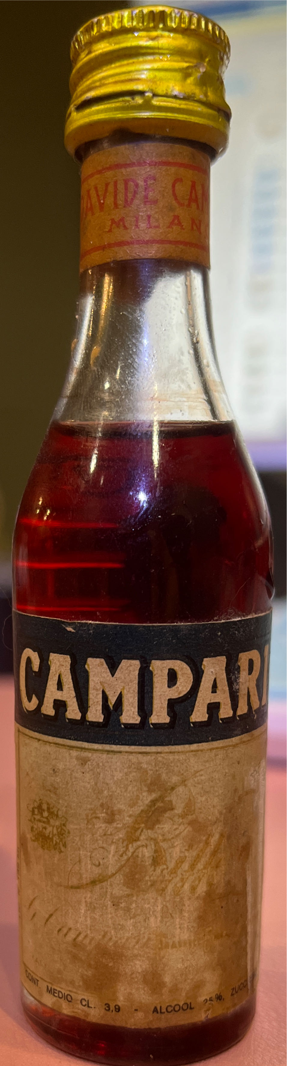 Campari - Davide Campari-Milano S.p.A. (750mL) alcohol collectible [Barcode 721059047500] - Main Image 2