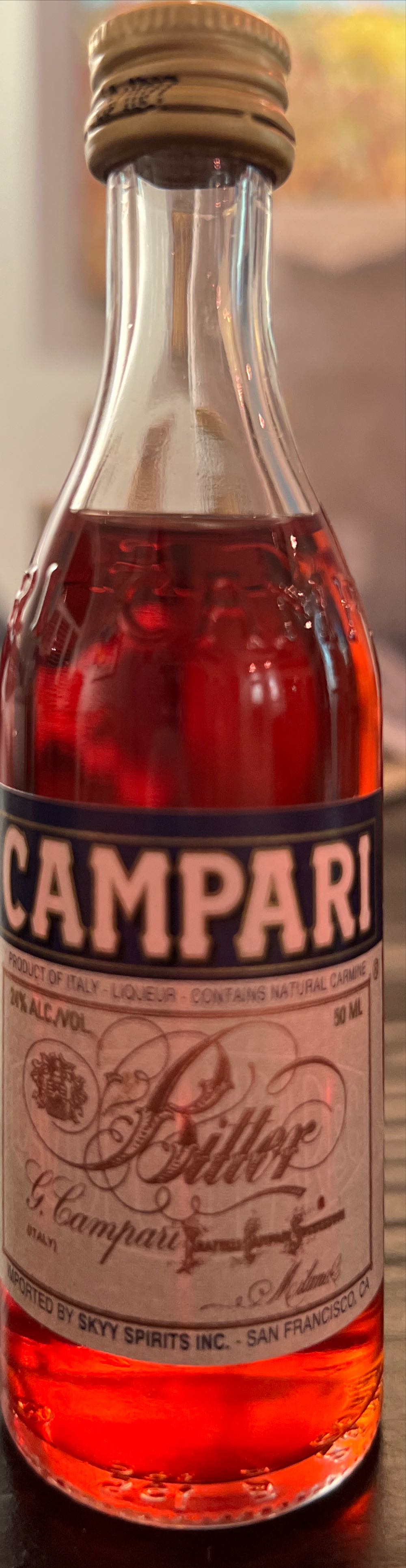 Campari - Davide Campari-Milano S.p.A. (750mL) alcohol collectible [Barcode 721059047500] - Main Image 4