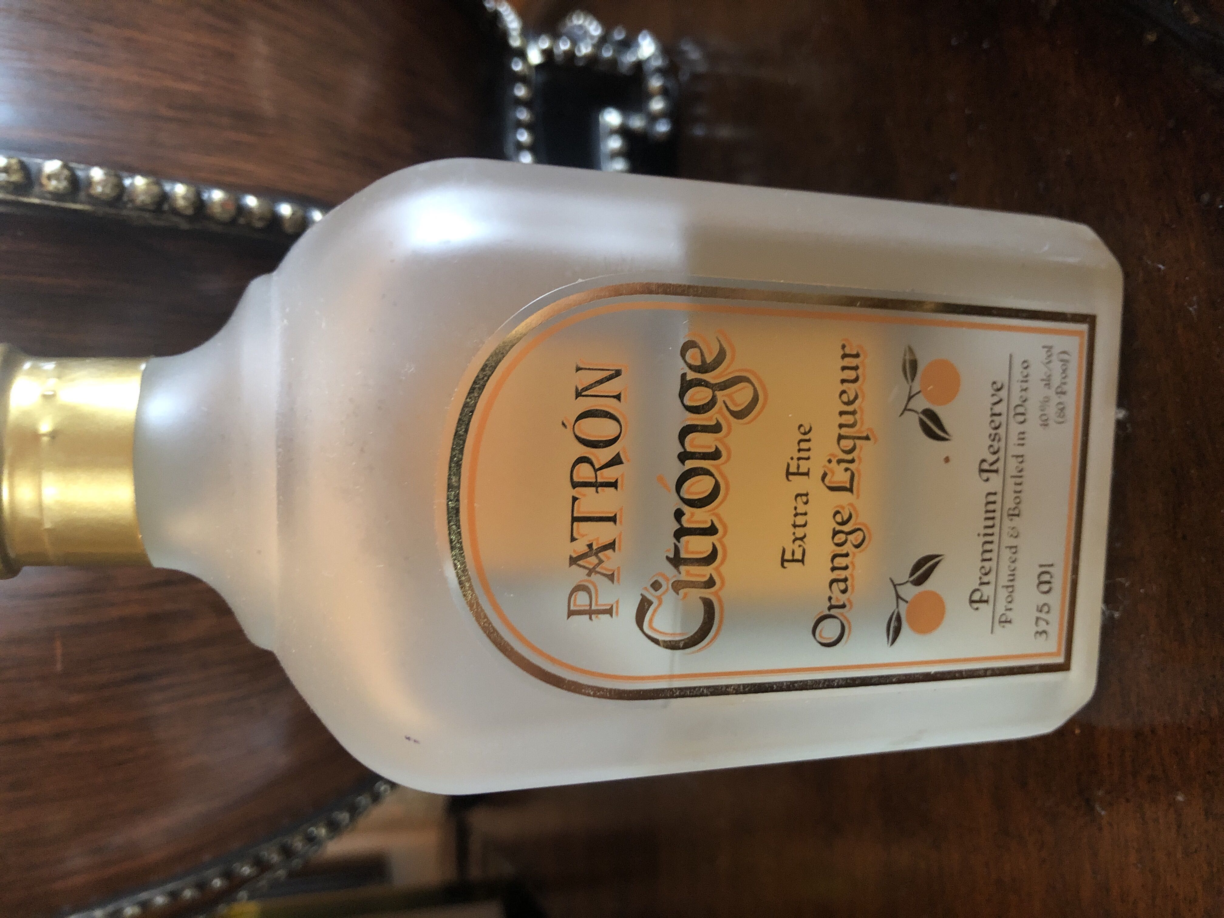 Patron Citronge - The Patron Spirits Company (375mL) alcohol collectible [Barcode 721733000142] - Main Image 2