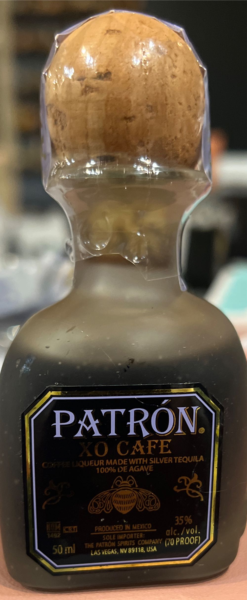 Patrón XO Cafe - The Patron Spirits Company (50 mL) alcohol collectible [Barcode 721733001262] - Main Image 2