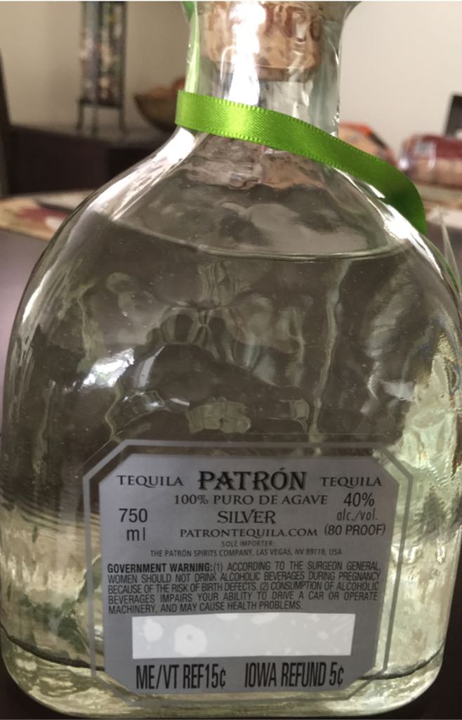 Patron - The Patron Spirits Company (1.75 mL) alcohol collectible [Barcode 721733001514] - Main Image 2
