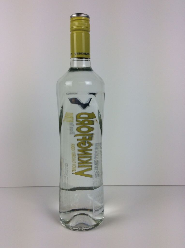 Vikingfjord Lemon Flavored Vodka - Arcus AS (750mL) alcohol collectible [Barcode 728704075208] - Main Image 2
