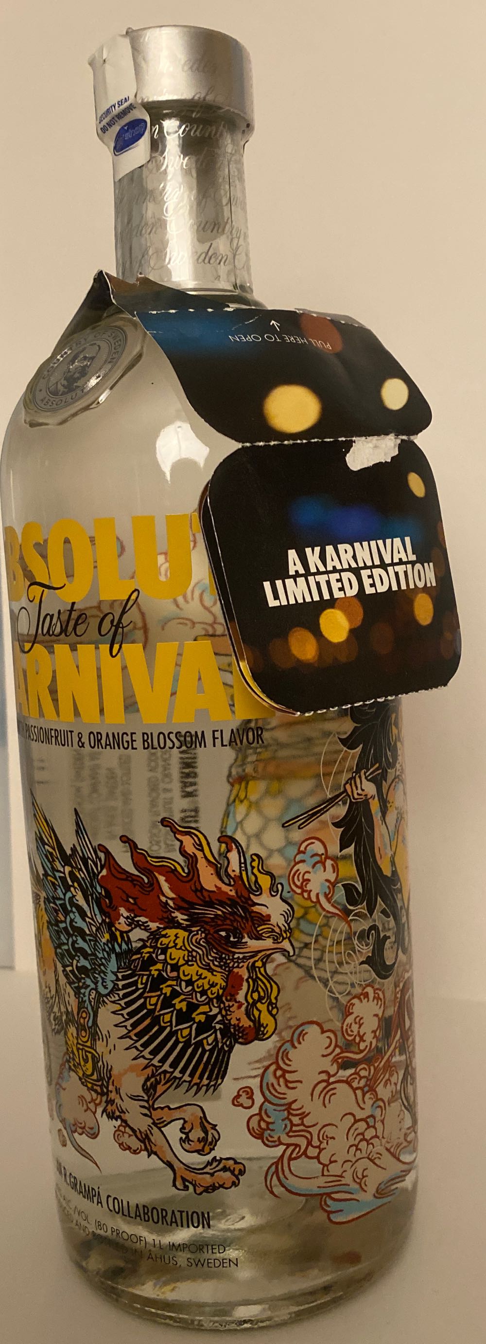 Karnival - Absolut Spirits Co. (1L) alcohol collectible [Barcode 7312040551293] - Main Image 3