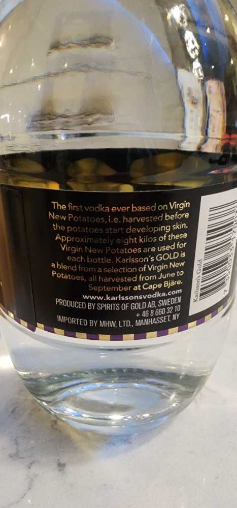 Karlsson’s Gold - n/a (750 mL) alcohol collectible [Barcode 7350033170038] - Main Image 2