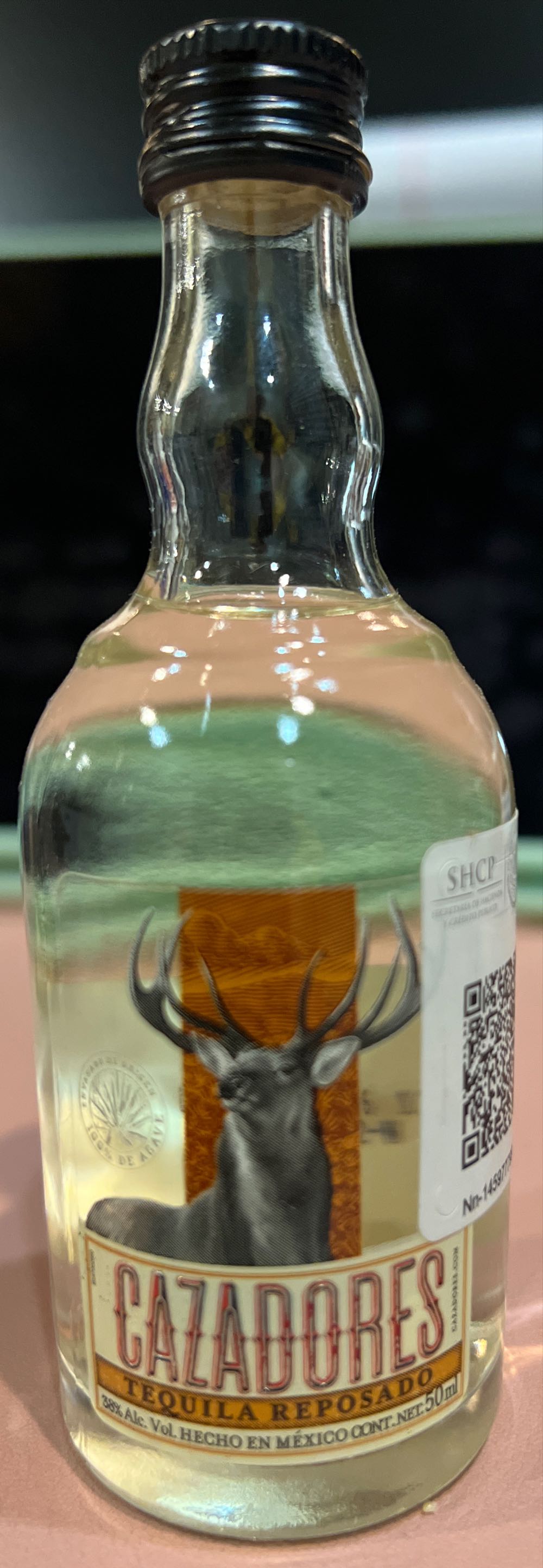 Cazadores Reposado - Tequila Cazadores De Arandas (50 mL) alcohol collectible [Barcode 080480170011] - Main Image 3