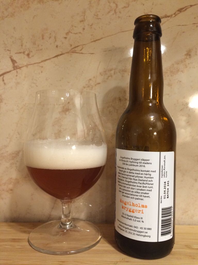 Jubileumsöl Ängelholm 500 År - Ängelholms Bryggeri (330 mL) alcohol collectible [Barcode 7350060230415] - Main Image 2