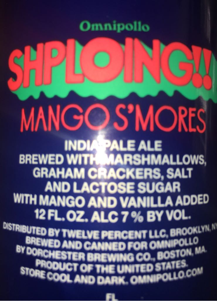 Shploing!! - Omnipollo (12 fl. oz.) alcohol collectible [Barcode 7350064999011] - Main Image 2
