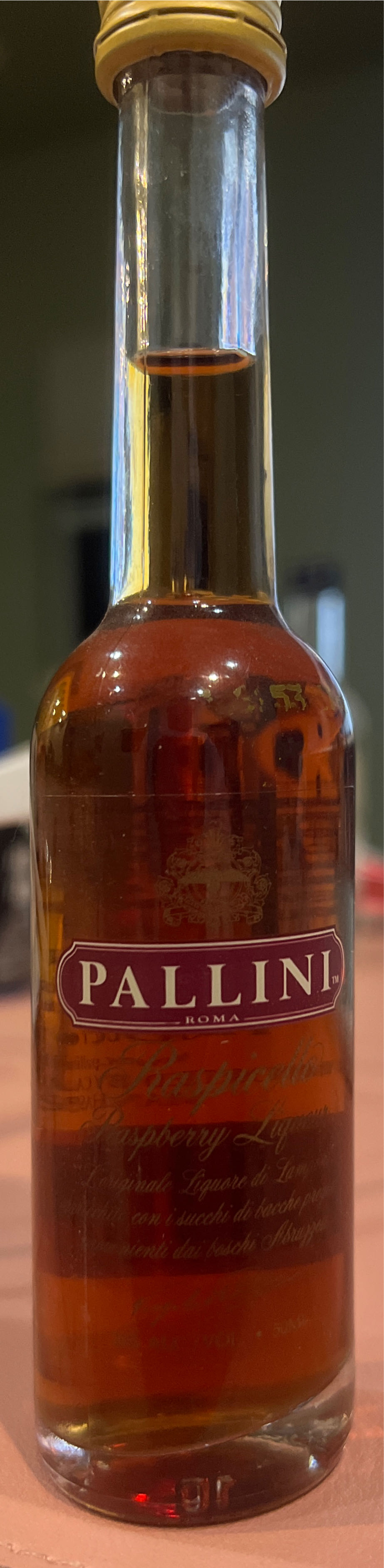 Pallini Raspicello Raspberry - I.L.A.R. S.p.A. (50 mL) alcohol collectible [Barcode 736040502364] - Main Image 2