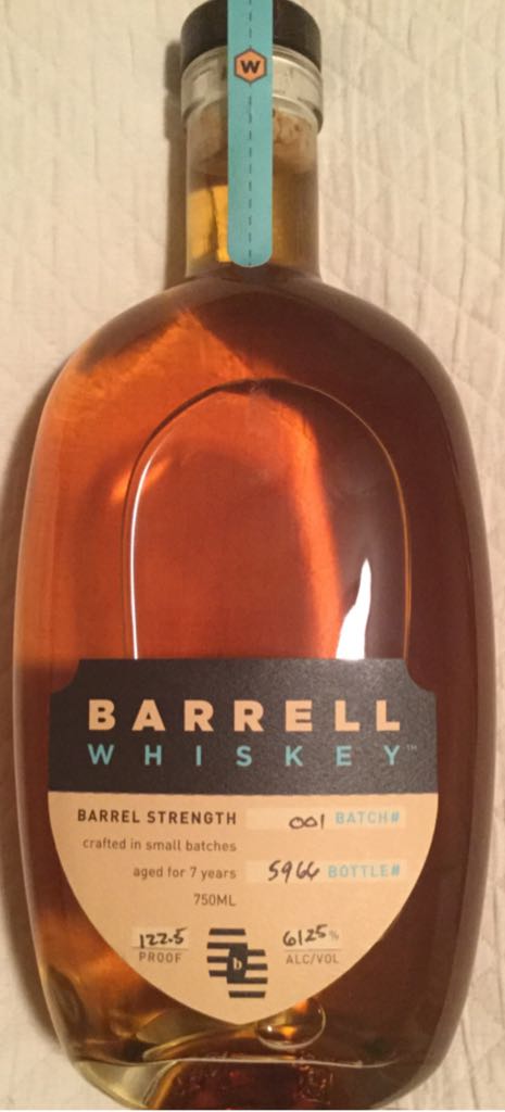 Barrell Whiskey - Barrell Craft Spirits (750 mL) alcohol collectible [Barcode 736040535508] - Main Image 1