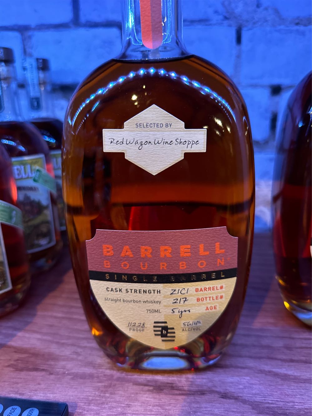 Barrell Bourbon Single Barrel - Barrell Craft Spirits (750mL) alcohol collectible [Barcode 736040537274] - Main Image 3