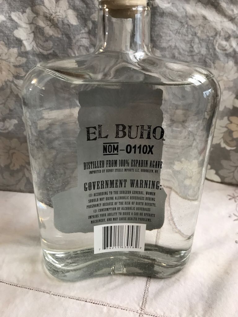 El Buho Mezcal - El Buho Distillery alcohol collectible [Barcode 736211630582] - Main Image 2