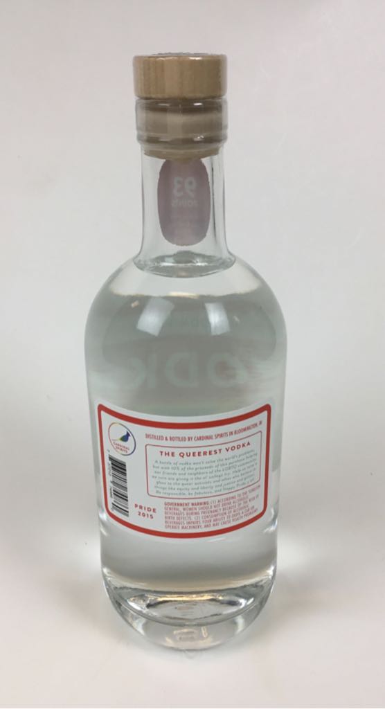 Cardinal Spirits Vodka - Cardinal Spirits (750mL) alcohol collectible [Barcode 737212749860] - Main Image 2