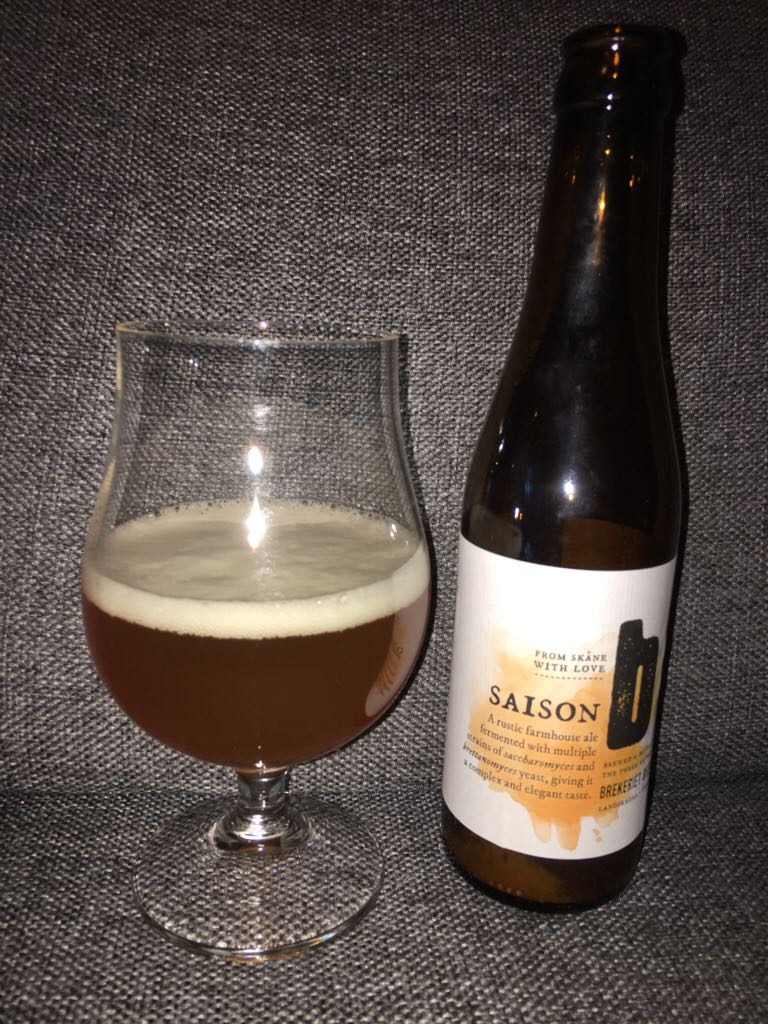 Saison - Brekeriet Beer AB (330 mL) alcohol collectible [Barcode 7390305200018] - Main Image 1