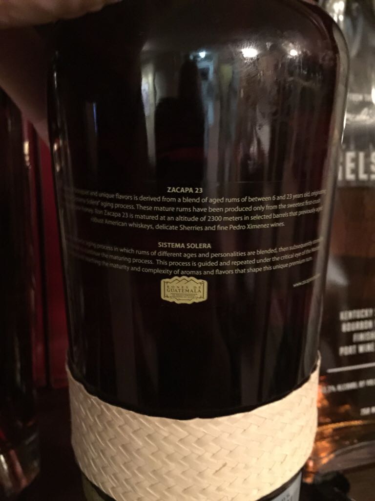 Ron Zacapa Solera 23 Jahre - Anejos De Altuta (1 L) alcohol collectible [Barcode 7401005004537] - Main Image 2