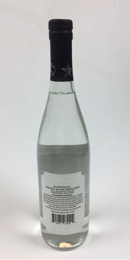 Silver Star Vodka - Texas - Trinity River Distillery (750mL) alcohol collectible [Barcode 744271974409] - Main Image 2