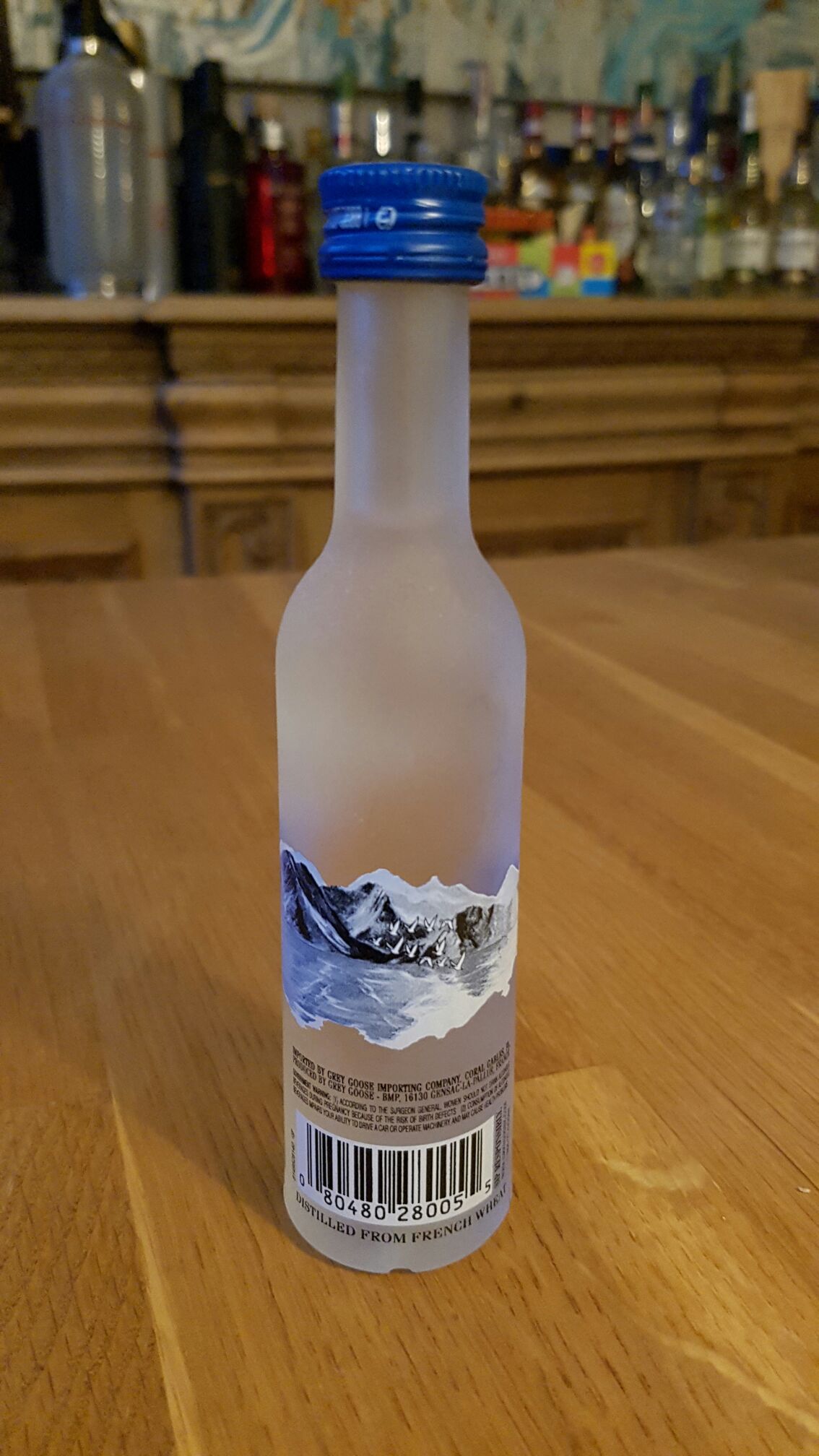 Grey Goose Vodka - Grey Goose, France (50mL) alcohol collectible [Barcode 080480280055] - Main Image 2