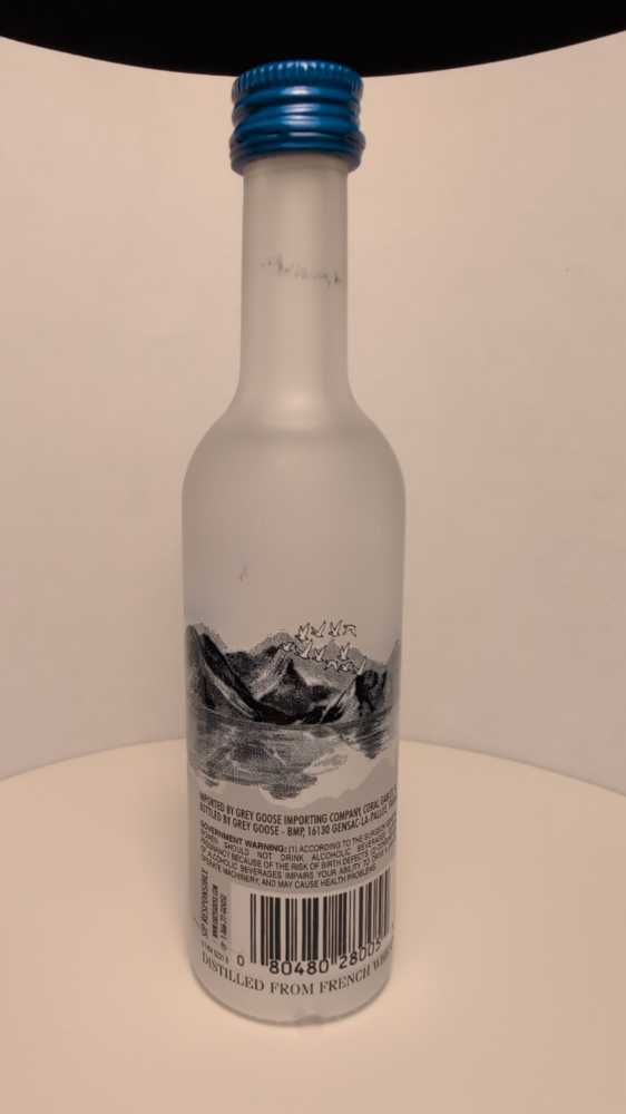 Grey Goose Vodka - Grey Goose, France (50mL) alcohol collectible [Barcode 080480280055] - Main Image 3