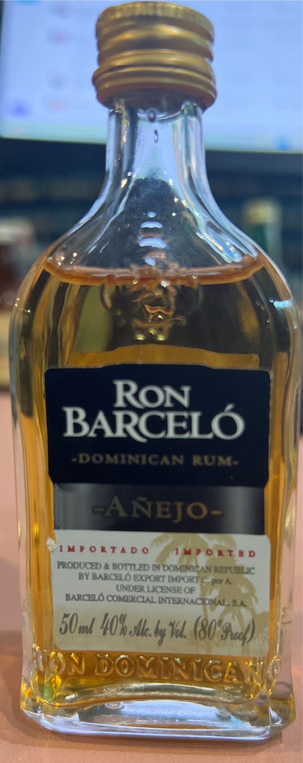 Ron Barceló - Barcelo International (350 mL) alcohol collectible [Barcode 7461323129619] - Main Image 2
