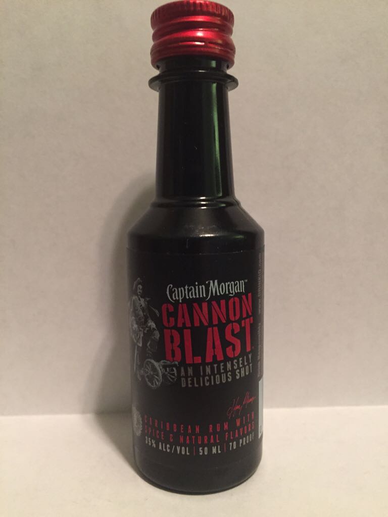 Captain Morgan Cannon Blast - Captain Morgan Rum Co. (50 mL) alcohol collectible [Barcode 000008247803] - Main Image 1